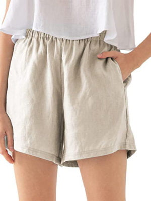 Women's Casual Linen Shorts