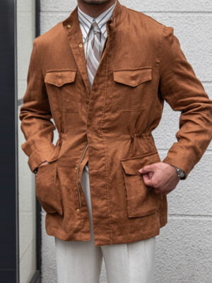 Men's Linen Vintage Casual Jacket